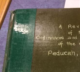 A Revision of the Ordinances and Municipal Laws of the city of Paducah, Kentucky book