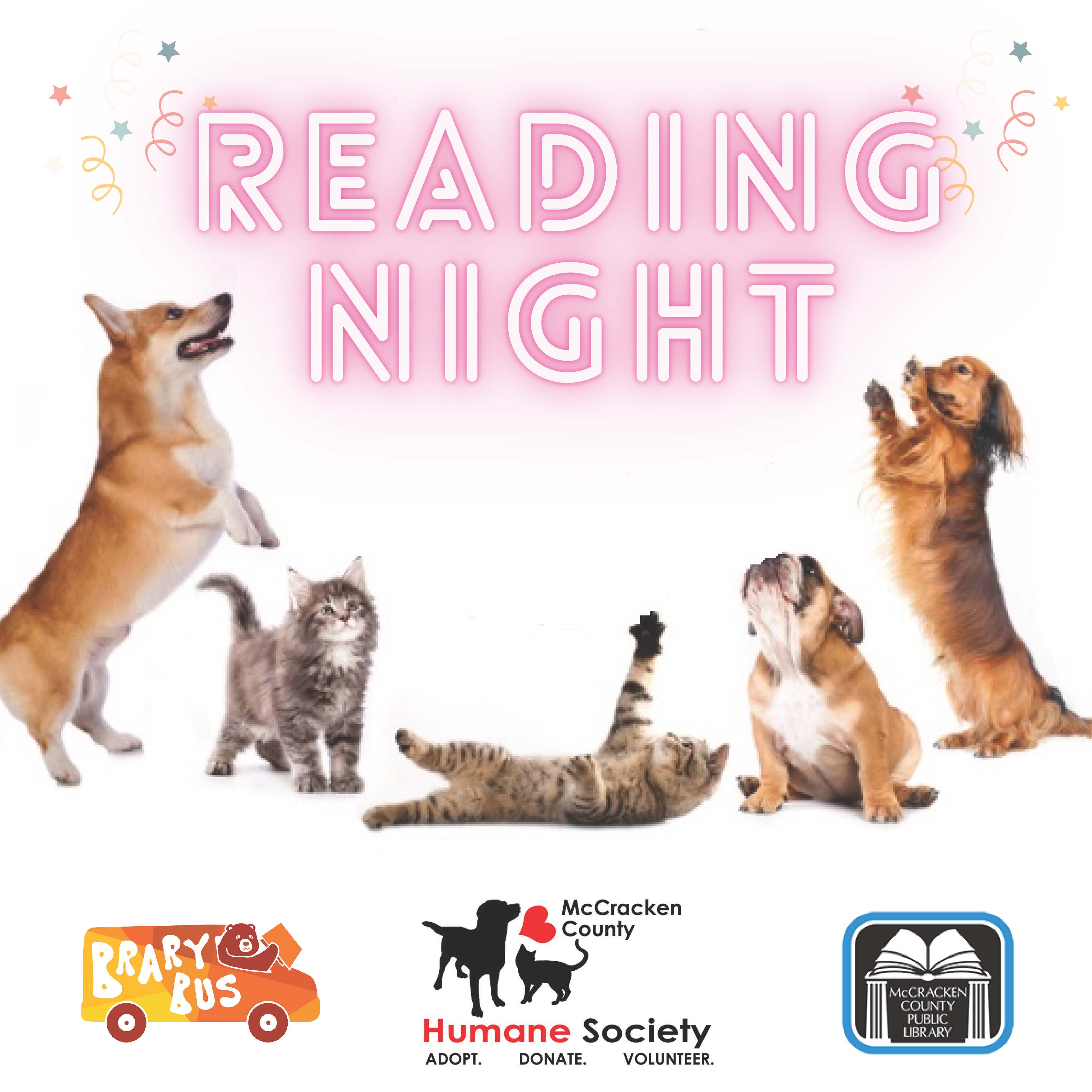 Reading night flyer