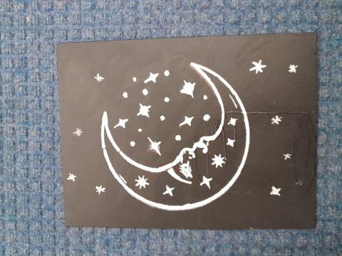 Moon painting