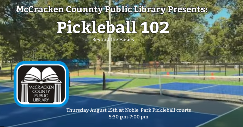 Pickleball 102 August 15 Noble Park