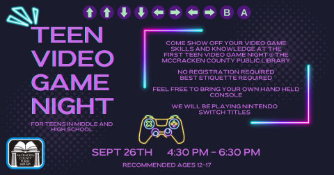 Teen Video Game Night