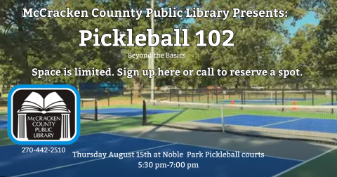 Pickleball 102 August 15 Noble Park