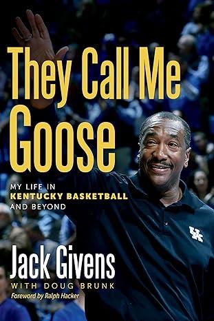 They Call Me Goose Memoir by Jack Givens. book cover