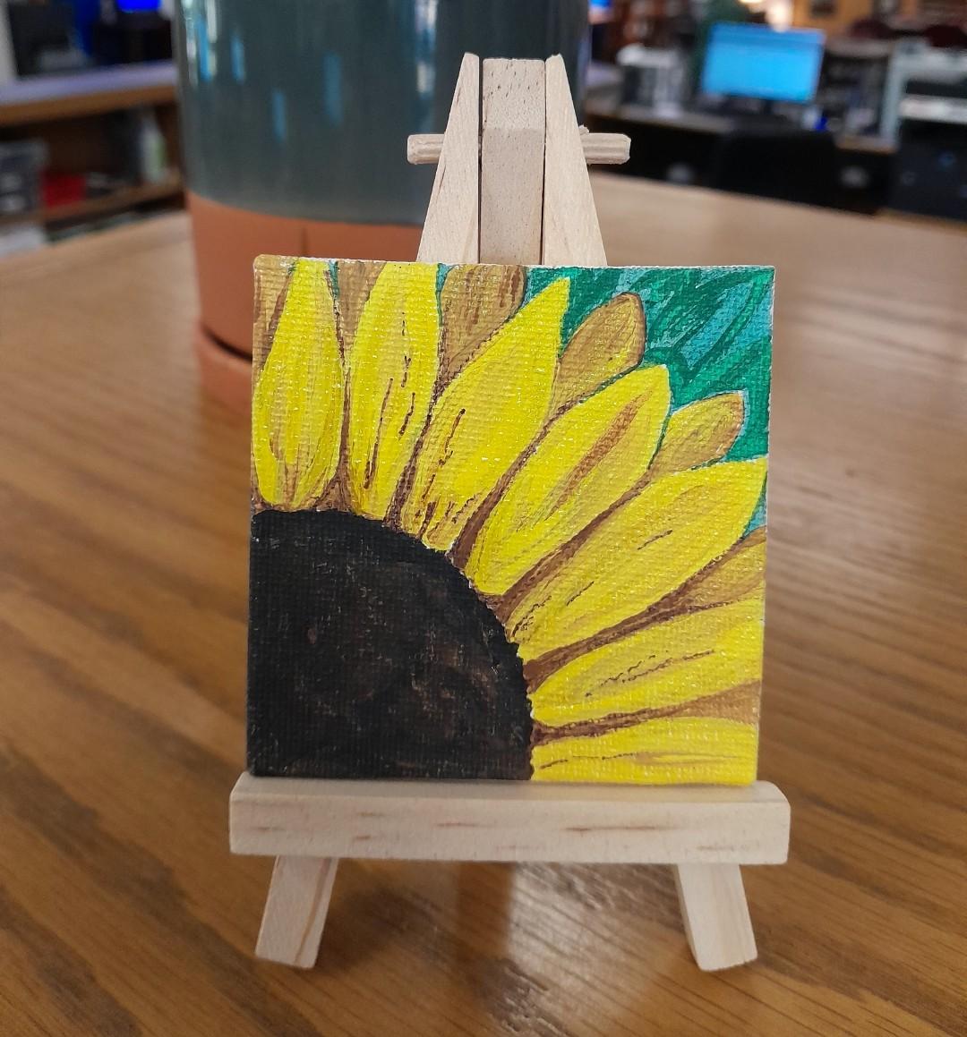 Sunflower canvas