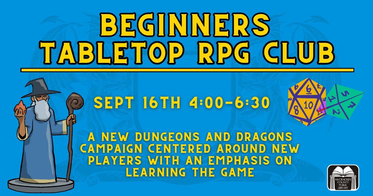 Beginner DnD