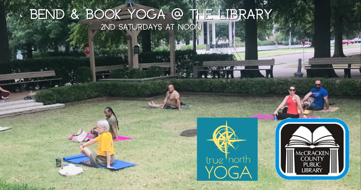 Bend & Book Yoga in the Garden