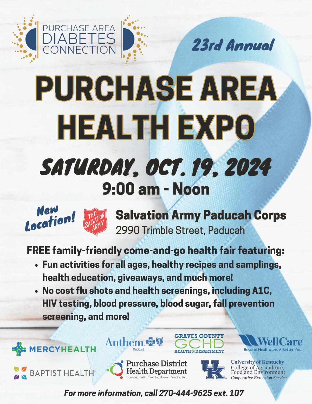 flyer for the health expo